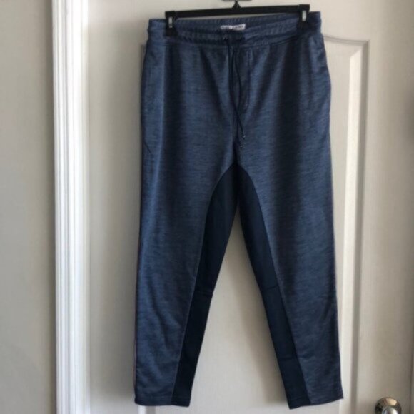 Tommy Hilfiger Sport Men’s Wear Out JOGGER Blue Strip Medium - Picture 2 of 8